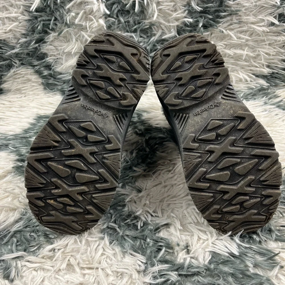 Columbia Kids Girls Gray Insulated Lind Snow Boots Waterproof Faux Fur Size 4